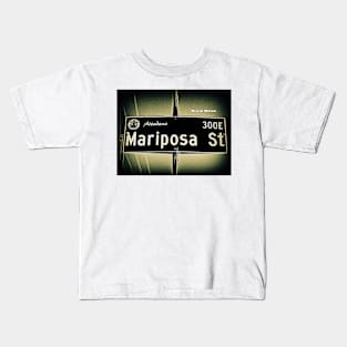 Mariposa Street, Altadena, CA by Mistah Wilson Kids T-Shirt